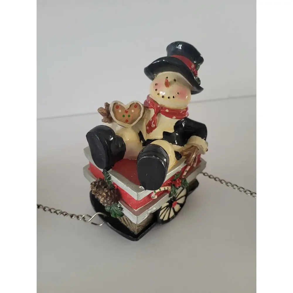 Snowman Christmas Train Musical Three Piece- FLAWED
